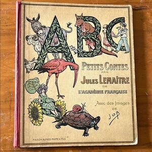ABC Petits Contes Lemaitre Jules Job Published by Maison Alfred Mame Fils Tours